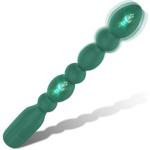 Vibrating Anal Beads Butt Plug,Silicone Anal Plug Adult Sex Toys Prostat... - £20.74 GBP