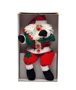 Dillard&#39;s Trimmings Animated Santa With Presents &amp; Teddy Bear In ORIGINA... - $40.39