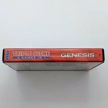 Triple Score (Genesis) - Complete in Case (Sega, 1993) - $11.87