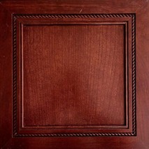 Dresden Cherry Wood Cabinet Sample For Crafts Parts KraftMaid Autumn Tone BGS - £39.17 GBP