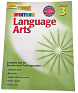 Spectrum Language Arts Grade 3 Updated and Revised Excellent Tool for Te... - £3.92 GBP