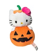 Fiesta Sanrio 10 &quot; Hello Kitty Pumpkin Plush Halloween Jack-o&#39;-lantern S... - $180.87 MXN