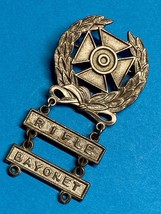 Circa 1920&#39;s, U.S. Army, Expert Qualification Badge, Pinback w/OPEN Loop - £15.51 GBP