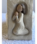 Willow Tree girl praying wall plaque 2001 3D effect - €8,19 EUR