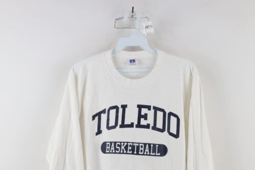 Vtg 90s Russell Athletic Mens M University Toledo Basketball Long Sleeve T-Shirt Item image 2