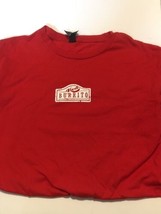 Red Burrito Restaurant Employee Shirt Workwear Large Red DW1 - $5.93