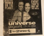 49th Miss Universe Pageant TV Guide Print Ad Lynette Cole TPA7 - $5.93