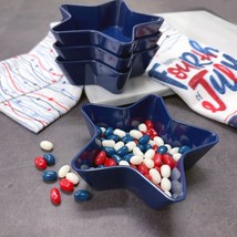 Patriotic Star Shaped Dessert Bowls, Melamine Small Serving Bowl, Set of... - $418.15 MXN