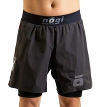 Ghost 7&quot; Premium Lined Grappling Shorts New Jersey GRAY Nogi Industries BJJ MMA - £54.68 GBP
