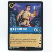 Disney Lorcana Rise of the Floodborn Prince Charming Heir To The Throne ... - £1.57 GBP