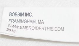 Bobbin Inc 0360178 Swiss Dot Bib Ramie Infant Size Hook And Loop Closure image 4