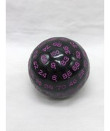 D100 Polyhedral 45MM Black Purple Dice - €24,84 EUR