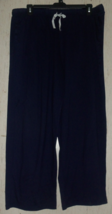 Nwt Womens Dkny Luxurious Navy Blue Super Soft Knit Pajama Pant Size Xxl - £20.11 GBP
