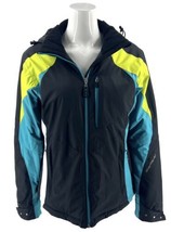 Obermeyer Ski Coat Womens Size 8 Black Blue Lime Green Snow Winter Jacke... - £67.01 GBP