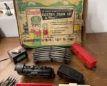 Marx O Electric Train Set In Box Locomotive #490 NYC Tender Cars Caboose... - $34.29