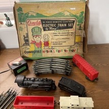 Marx O Electric Train Set In Box Locomotive #490 NYC Tender Cars Caboose READ - £27.40 GBP
