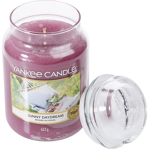 Yankee Candle Sunny Daydream 22 oz Scent Glass Jar, floral, jasmine - £26.24 GBP