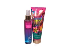 Victoria&#39;s Secret Electric Beach Dry Fragrance Oil Spray &amp; Lotion 2 Piece Set - £46.98 GBP