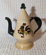 Metlox California Provincial Green Rooster Poppytrail Coffee Pot with Lid - €37,94 EUR