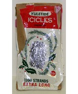 ICICLES Vintage Christmas Tree TINSEL by Yuletide 1100 X-Long Strands NOS - £35.39 GBP