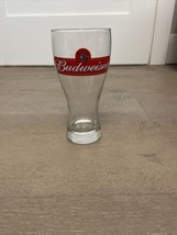 Budweiser Pint Beer Glass Classic ANHEUSER BUSCH Official Logo Tulip Shape - £9.49 GBP