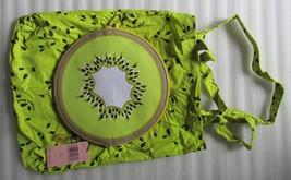 Juicy Couture Shopping Bag Zipper Pouch Key Fob Kiwi $68 - $47.52