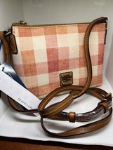 Dooney &amp; BOURKE beautiful Dooney &amp; BOURKE Coral and white CROSSBODY Pouc... - $79.17