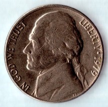 1979 Jefferson Nickel  - Circulated - Light Wear - £4.71 GBP