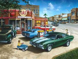 Muscle Car Dreaming  Metal Sign by Dan Hatala, - $39.95