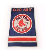 Vtg Boston Red Socks Banner 40” X 27” Baseball Outdoor Flag - $15.84