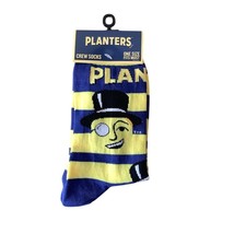 Planters Mr. Peanut Crew Socks -One Size Fits Most- Unisex - $199.95 MXN