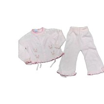 Vintage Miniatures in Fashion Pink Baby Sweater Pants Top Set Size 2T (?... - $265.43 MXN