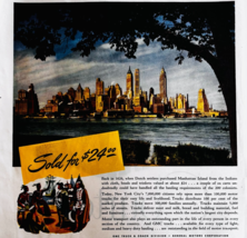 1947 GMC Trucks Advertisement Vintage Automobilia Manhattan Island NYC D... - $29.99