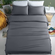 100% Cooling Bamboo Sheets Set- Queen Size 1800 Thread Count Soft Bed Sheets,16  - £77.44 GBP