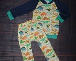 NEW Boutique Boys Dinosaur Hooded Outfit Set Size 7-8 - £10.38 GBP