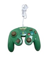 PDP Zelda Link Green Gold Nintendo Wii  Wii U Game Controller Fight Pad - $14.11