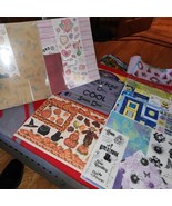 Scrapbooking page sets kits lot, NEW sealed Spongebob, Hannah Montana, o... - £16.20 GBP