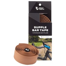 Wolf Tooth Supple Bar Tape - Brown Extra Thick, Wide, Soft, And Tacky - £52.67 GBP