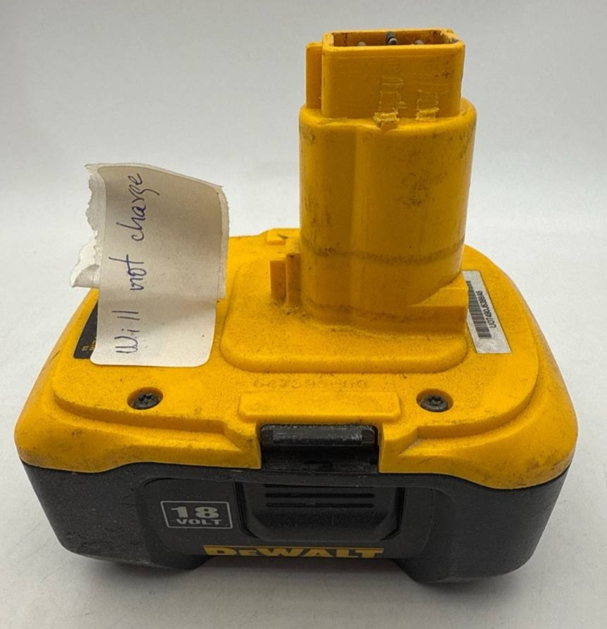 DEWALT DC9180 18V XRP Li-Ion Battery For DC9096 DW909 Not Charging READ Item image 11