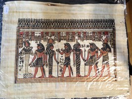 GENUINE ORIGIONAL CULTURAL EGYPTION PAINTINGS ON PAPYRUS - £82.96 GBP