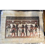 GENUINE ORIGIONAL CULTURAL EGYPTION PAINTINGS ON PAPYRUS - £82.13 GBP