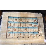GENUINE ORIGIONAL CULTURAL EGYPTION PAINTINGS ON PAPYRUS - $143.90 CAD
