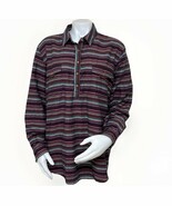 Ariat Billie Jean Western Shirt Womens XXL Aztec Stripe Burgundy Flannel... - $25.92