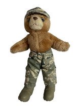 Bear Forces Of America US Air Force Teddy Bear 12” Plush Digital Camo Boots Girl - £11.51 GBP