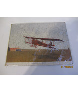 VINTAGE CURTISS JN4D (JENNY) BIPLANE ART BY IRWIN HOLCOMBE JIGSAW PUZZLE - £7.98 GBP