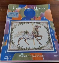 Cross Stitch Patterns Carousel Horses PICK ONE Clean Teresa Wentzler Leisure Art - £7.51 GBP