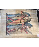 GENUINE ORIGIONAL CULTURAL EGYPTION PAINTINGS ON PAPYRUS - £82.13 GBP