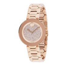 Movado 3600493 Women&#39;s Bold Crystal Pave Quartz Watch - £237.04 GBP