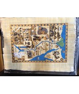 GENUINE ORIGIONAL CULTURAL EGYPTION PAINTINGS ON PAPYRUS - £82.13 GBP