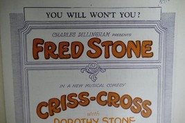 You Will Won&#39;t You 1926 by Jerome Kern from &quot;Criss-Cross&quot; musical - $16.32